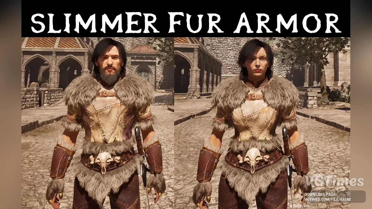 The Elder Scrolls 4: Oblivion Remastered — Более тонкая меховая броня