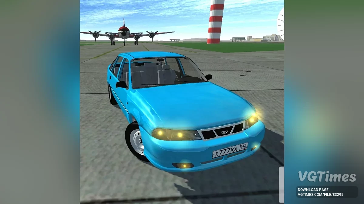 Simple Car Crash Physics Sim — Daewoo Nexia