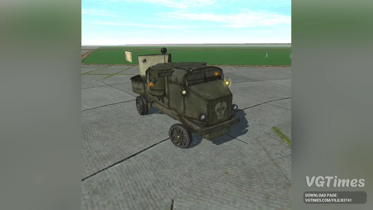 Simple Car Crash Physics Sim — Garford-Putilov 1915