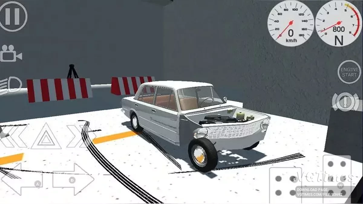Simple Car Crash Physics Sim — Карта для краш-тестов