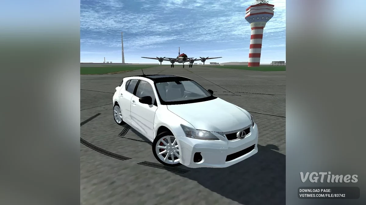 Simple Car Crash Physics Sim — Lexus CT200