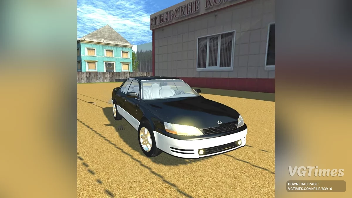 Simple Car Crash Physics Sim — Lexus ES250 1992