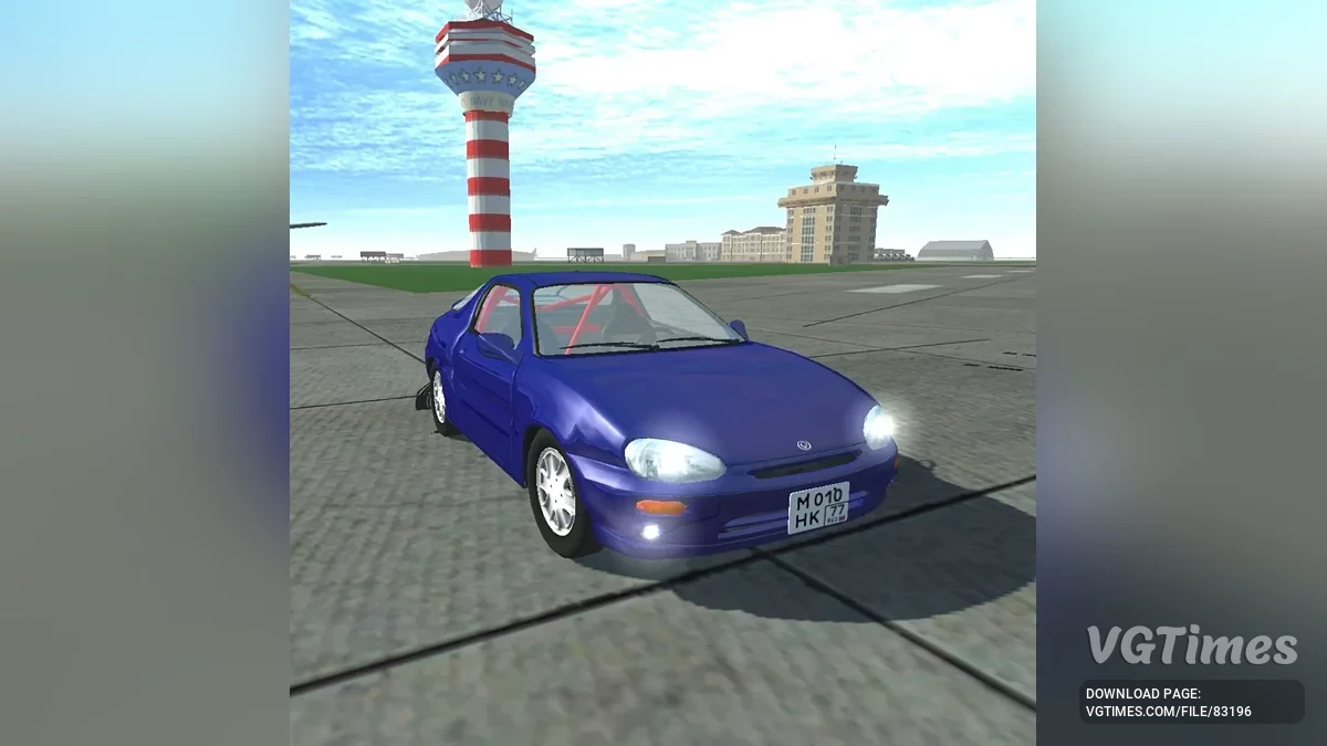 Simple Car Crash Physics Sim — Mazda MX-3