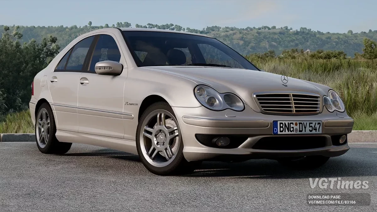 BeamNG.drive — Mercedes-Benz C-Class W203 v5.0 (0.35.x)
