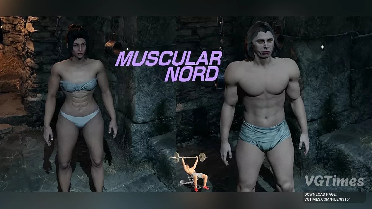 The Elder Scrolls 4: Oblivion Remastered — Мускулистые норды