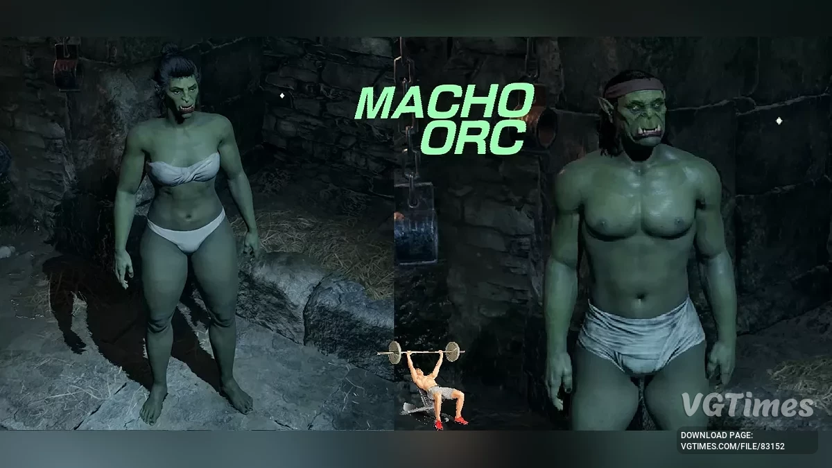 The Elder Scrolls 4: Oblivion Remastered — Мускулистые орки