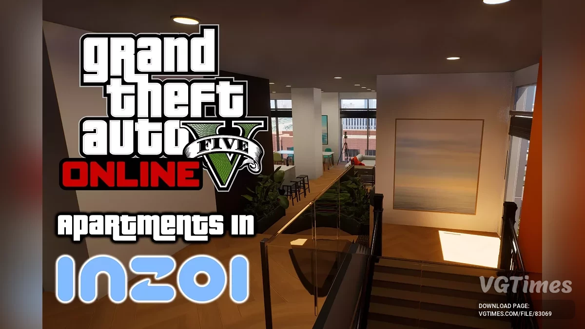 inZOI — Пентхаус из игры GTA 5 Online