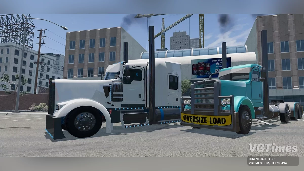 BeamNG.drive — Pete W900 MS Semi v2.0 (0.35.x)