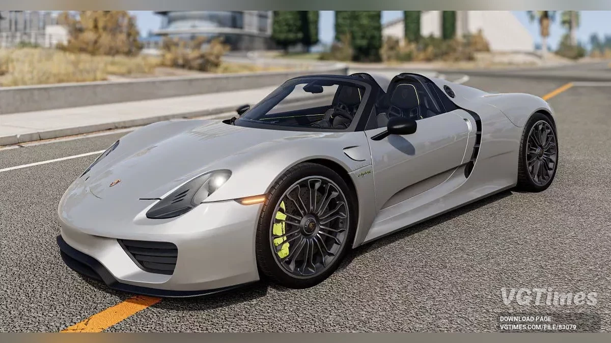 BeamNG.drive — Porsche 918 Обновлённая (0.35.x)
