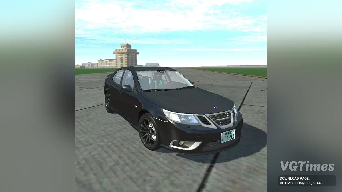 Simple Car Crash Physics Sim — Saab 9-3 Turbo X