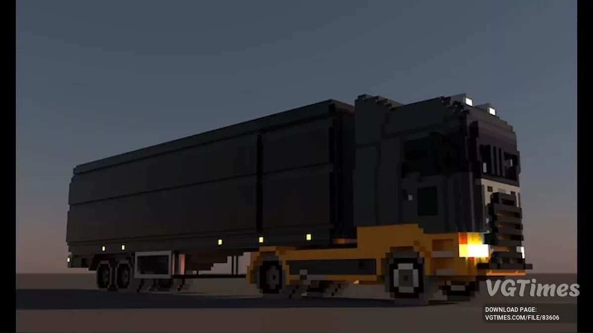 Teardown — SemiTruck с бронированным прицепом