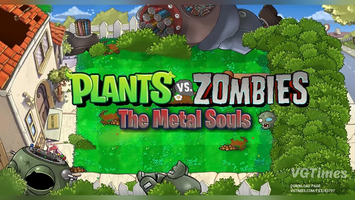 Plants vs. Zombies — The Metal Souls Beta — роботы, киборги, стимпанк [1.7]