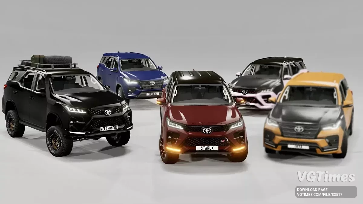 BeamNG.drive — Toyota Fortuner 2015-2024 v1.0 (0.35.x)