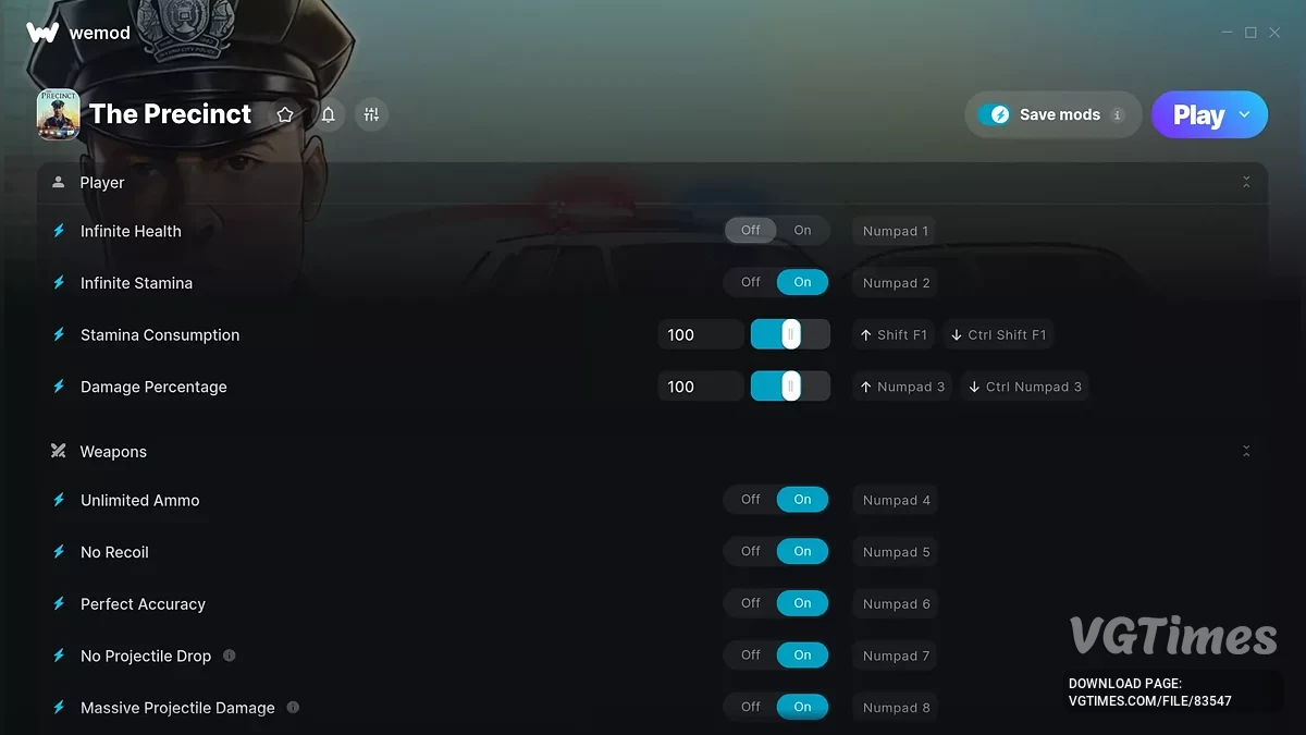 The Precinct — Трейнер (+26)