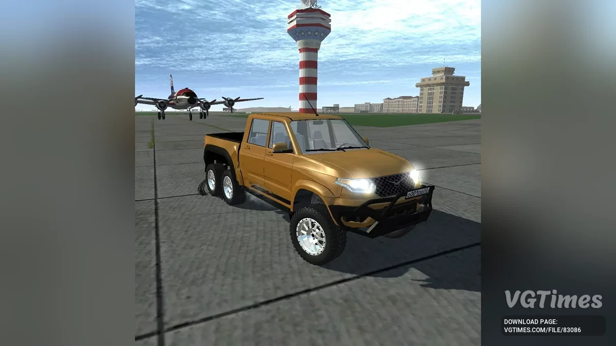 Simple Car Crash Physics Sim — Uaz patriot 6x6