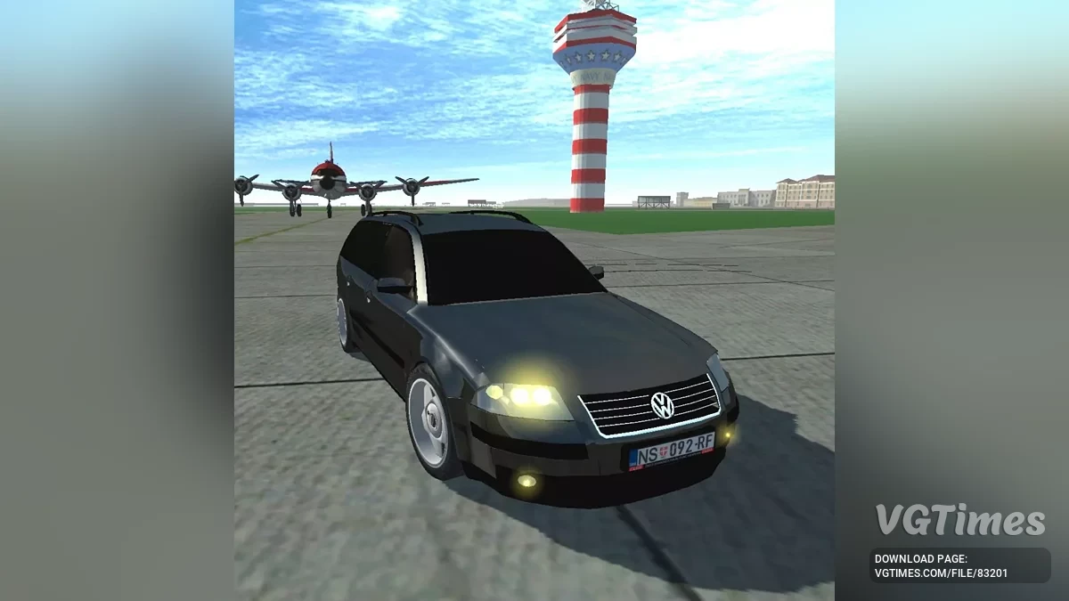Simple Car Crash Physics Sim — Volkswagen Passat B5+