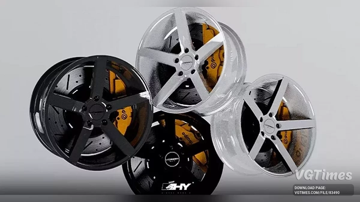 BeamNG.drive — Vossen CV-3 WheelPack v1.0 (0.35.x)