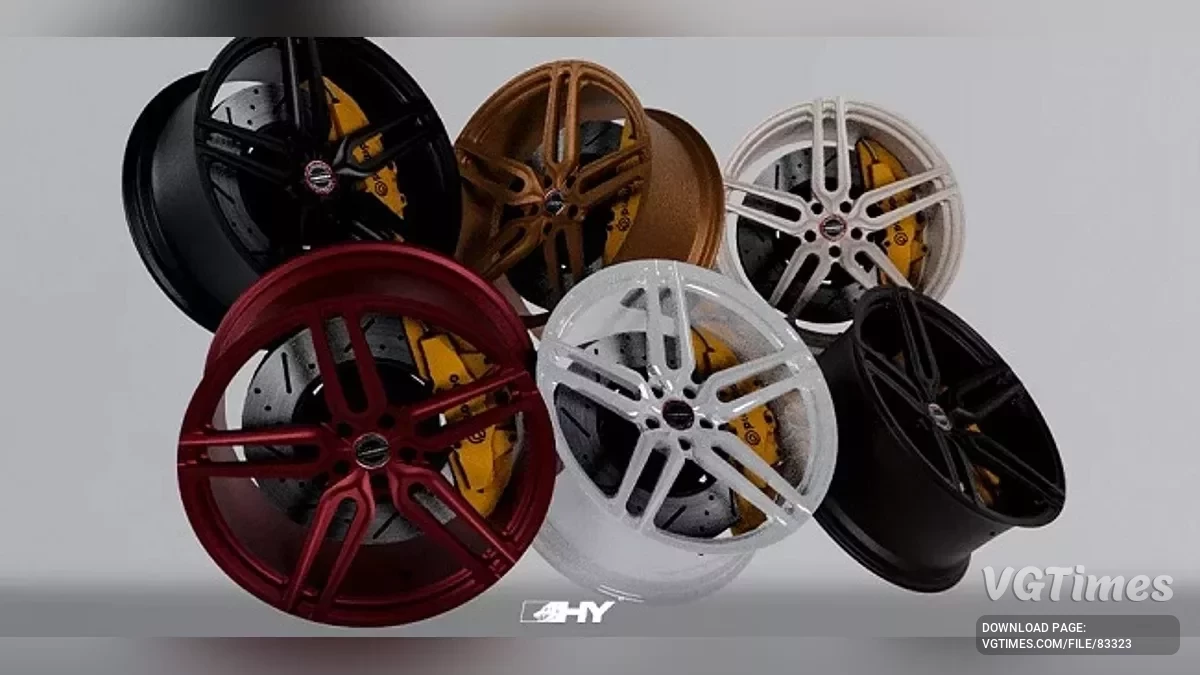 BeamNG.drive — Vossen HF-1 WheelPack v1.0 (0.35.x)