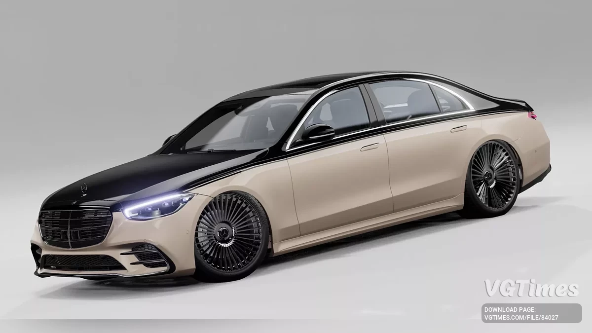 BeamNG.drive — 2022 Mercedes S-Class MAYBACH v1.0 Next (0.35.x)