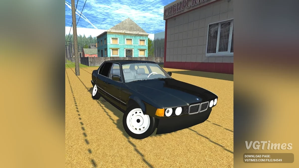 Simple Car Crash Physics Sim — BMW E32 street and stock
