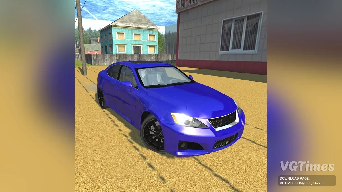 Simple Car Crash Physics Sim — Lexus IS F (2009)