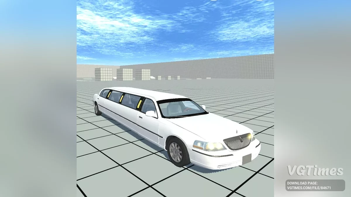 Not Simple Car Crash — Lincoln Town Limuzin