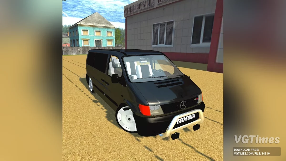 Simple Car Crash Physics Sim — Mercedes Benz Vito 2002