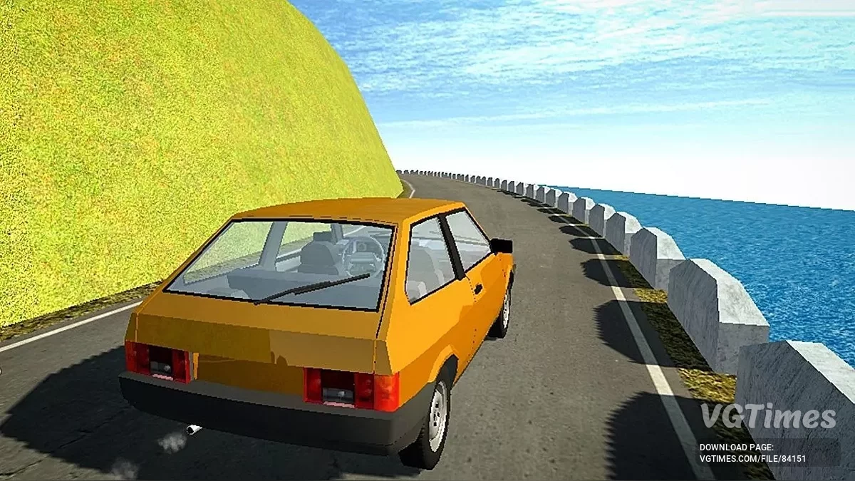 Simple Car Crash Physics Sim — Серпантин