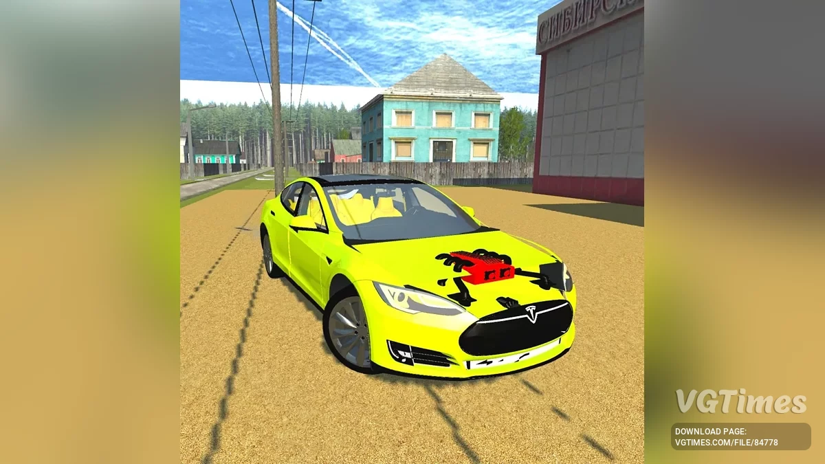 Simple Car Crash Physics Sim — Tesla V6