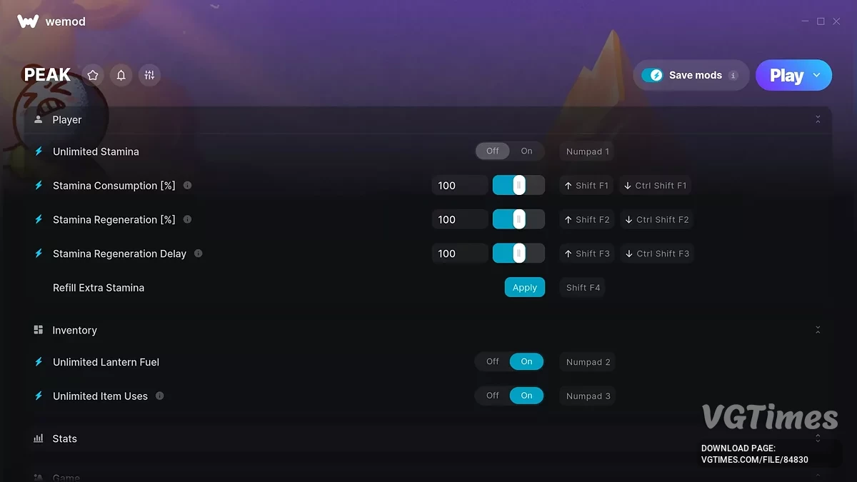 Peak — Трейнер (+26)