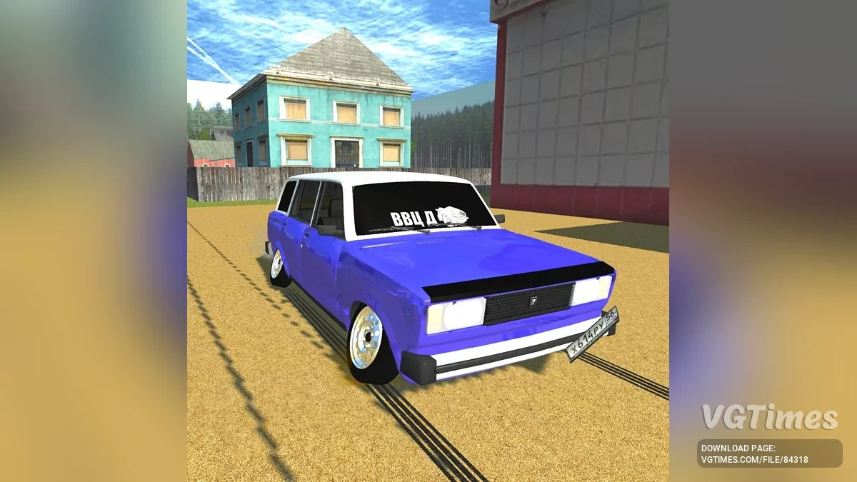 Simple Car Crash Physics Sim — Vaz 2104 Street