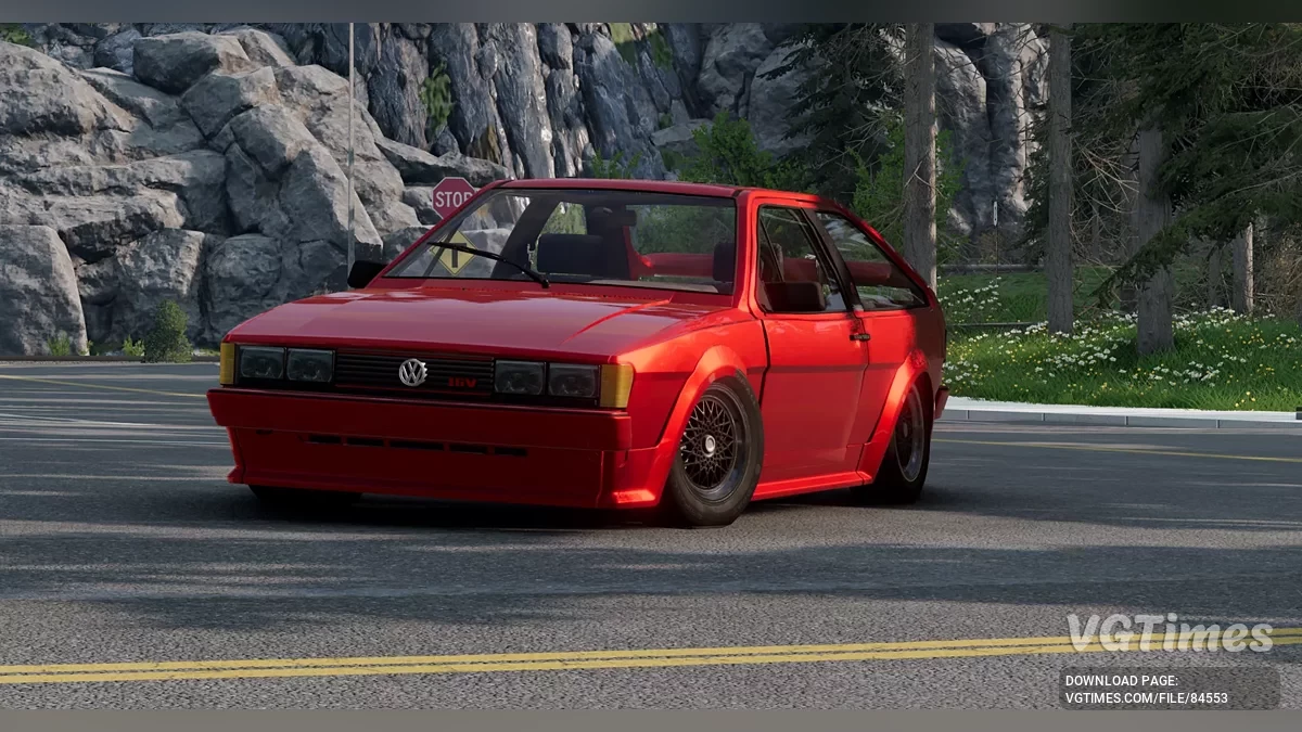 BeamNG.drive — Volkswagen Scirocco Remaster v1.0 (0.36.x)