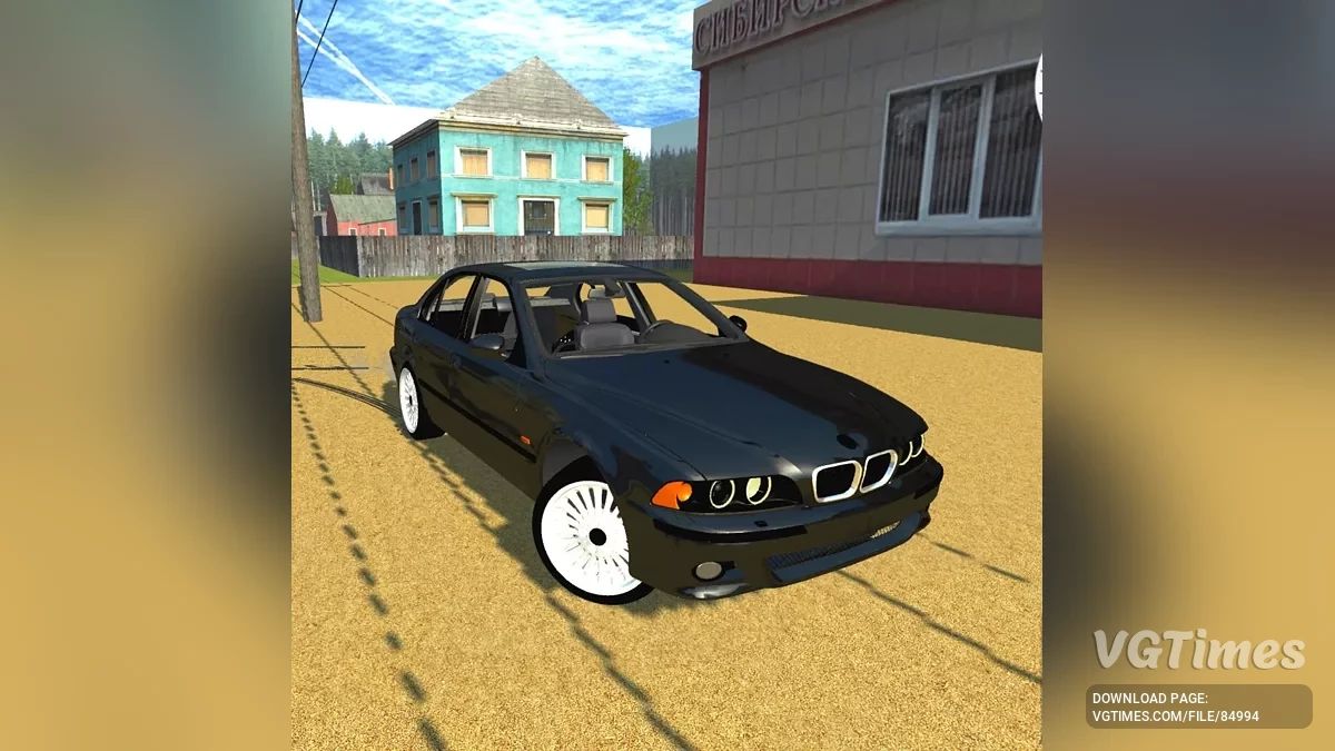 Simple Car Crash Physics Sim — BMW E39 520d
