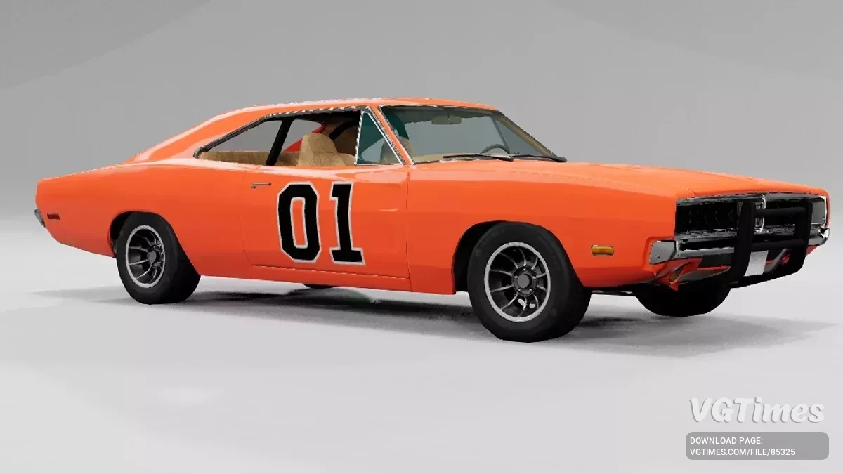 BeamNG.drive — Dodge Charger "General Lee" (1969) v1.0 (0.36.x)