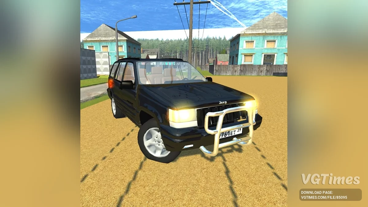 Simple Car Crash Physics Sim — JEEP Grand Cherokee
