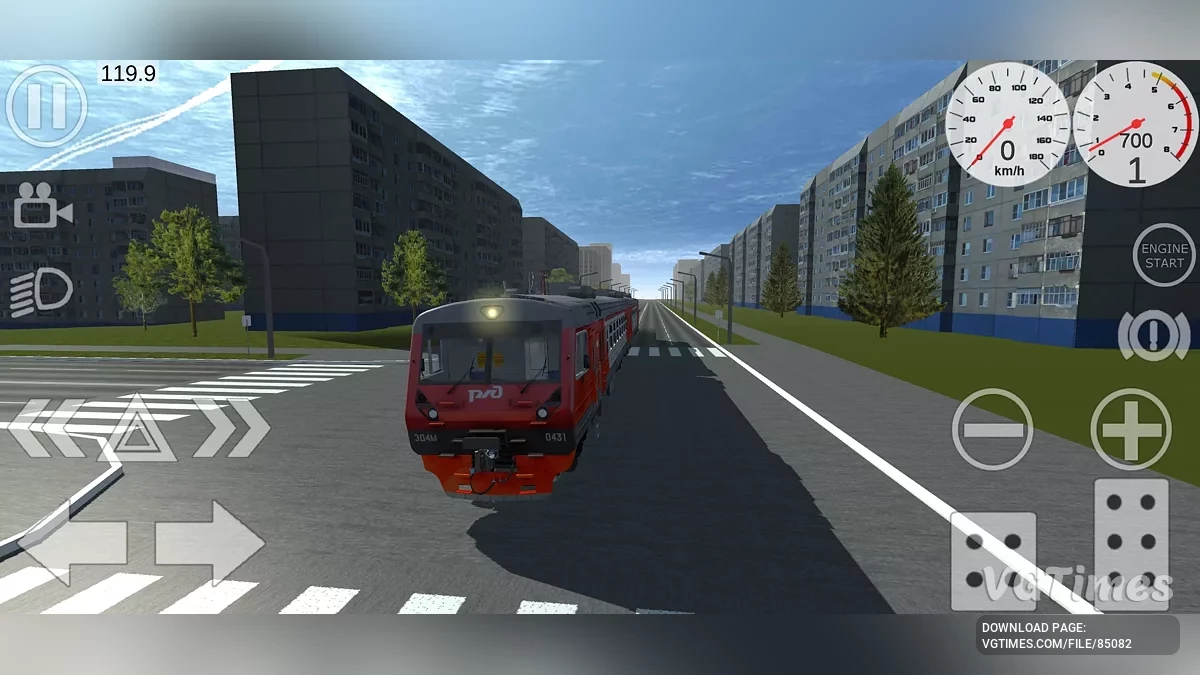 Simple Car Crash Physics Sim — Электричка ЭД4М