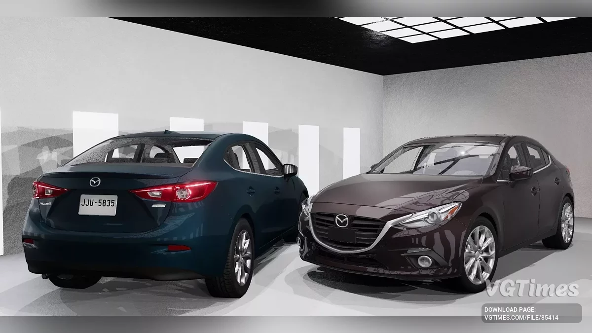 BeamNG.drive — Mazda 3 (2018) v1.0 (0.36.x)