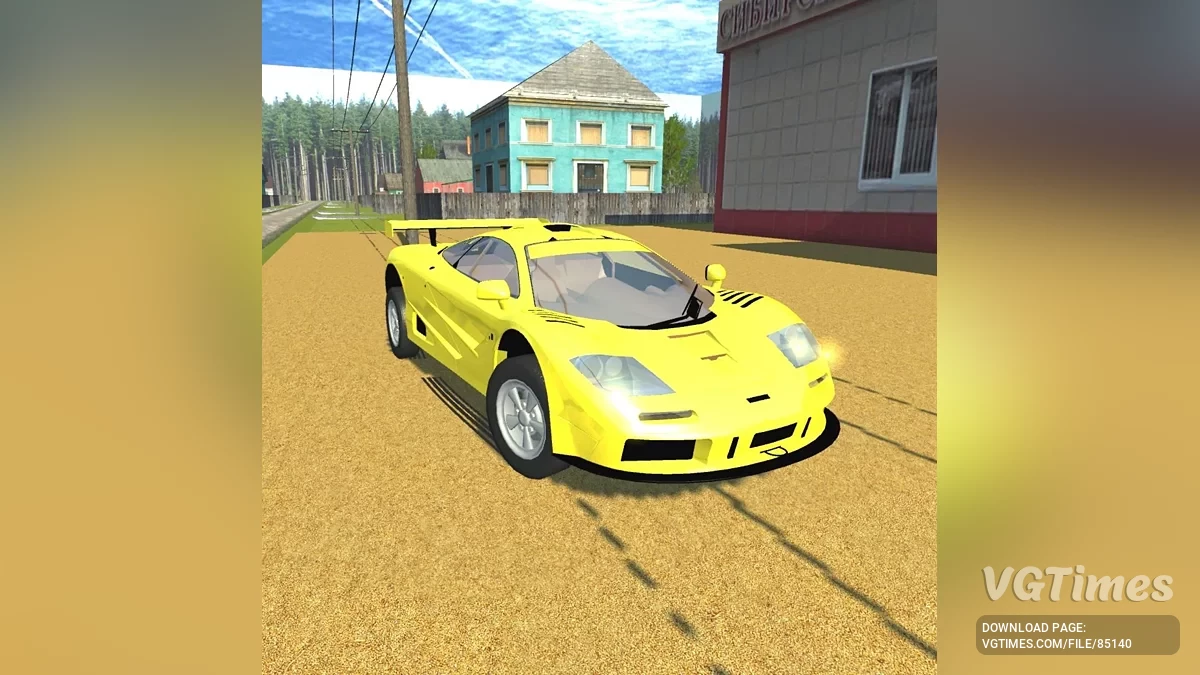 Simple Car Crash Physics Sim — Mclaren f1 gtr