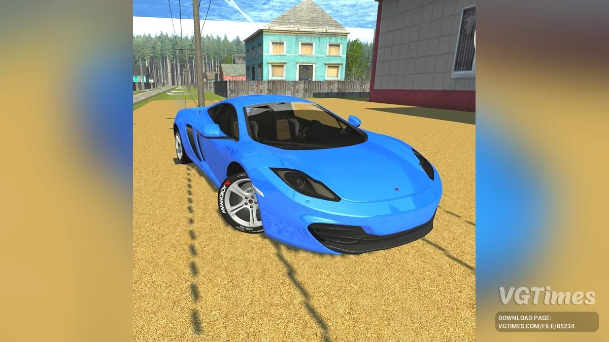 Simple Car Crash Physics Sim — McLaren mp4