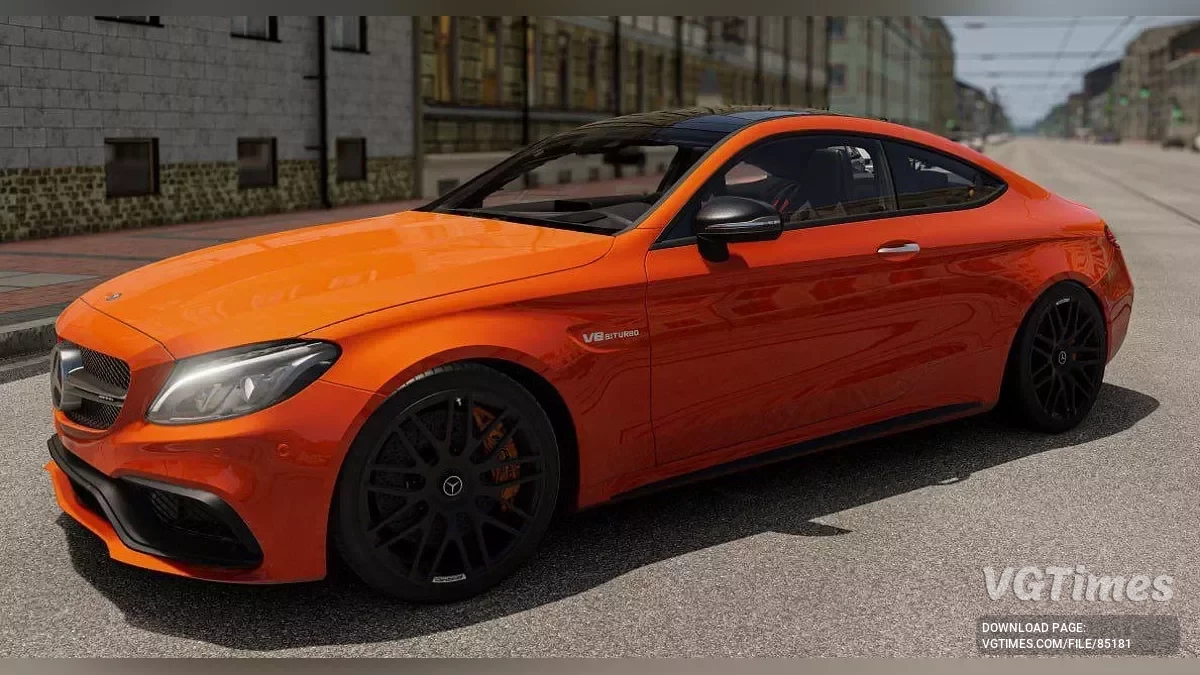 BeamNG.drive — Mercedes-Benz C63S AMG Coupe v1.3 (0.36.x)