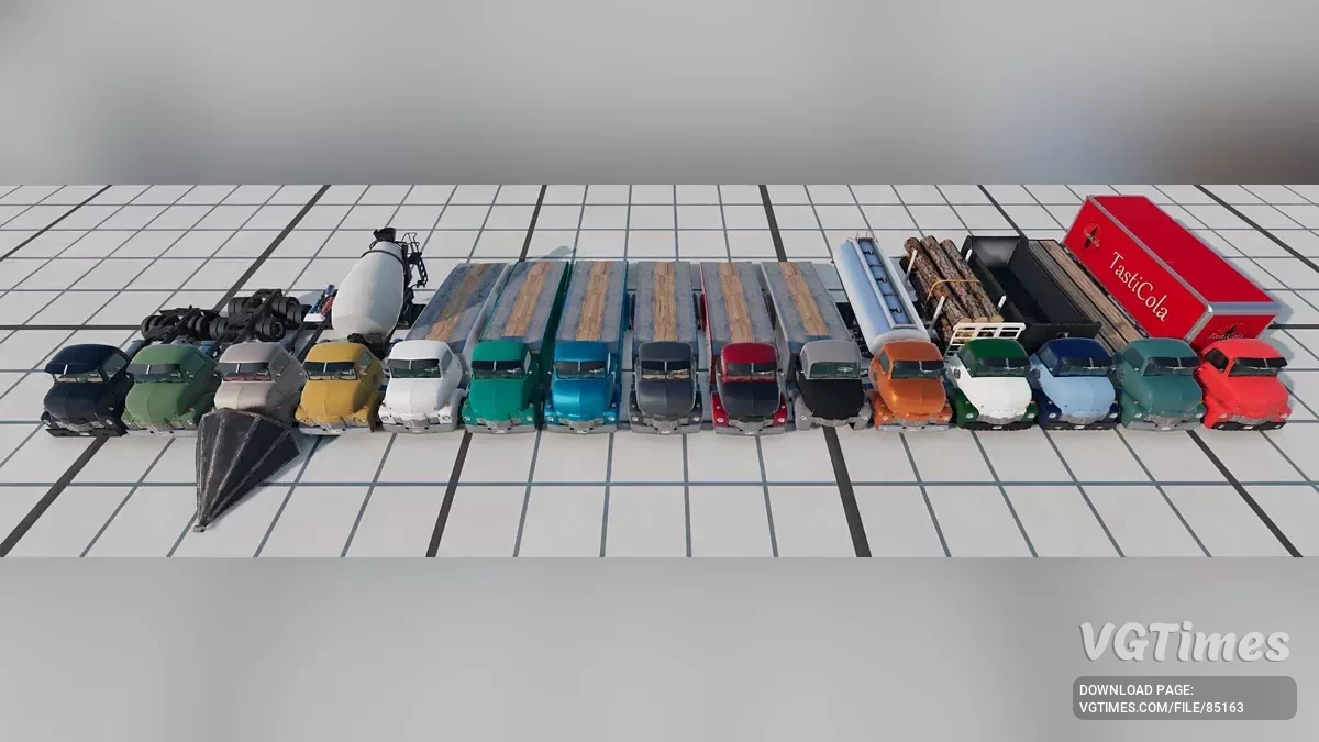 BeamNG.drive — T-Series Vintage Ramp Truck v0.62 (0.36.x)