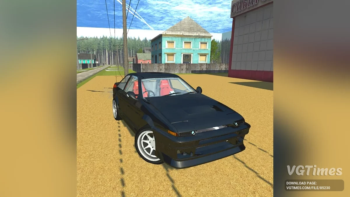 Simple Car Crash Physics Sim — Toyota AE86