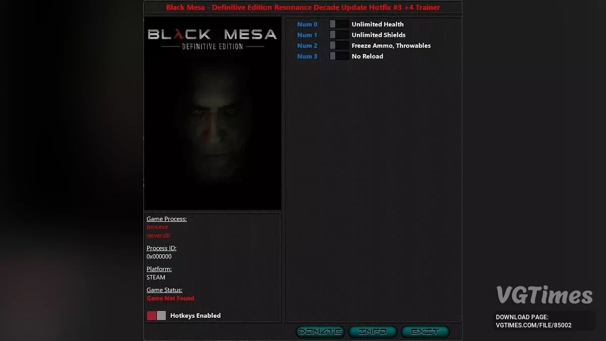 Black Mesa — Трейнер (+4) [UPD: 02.07.2025]
