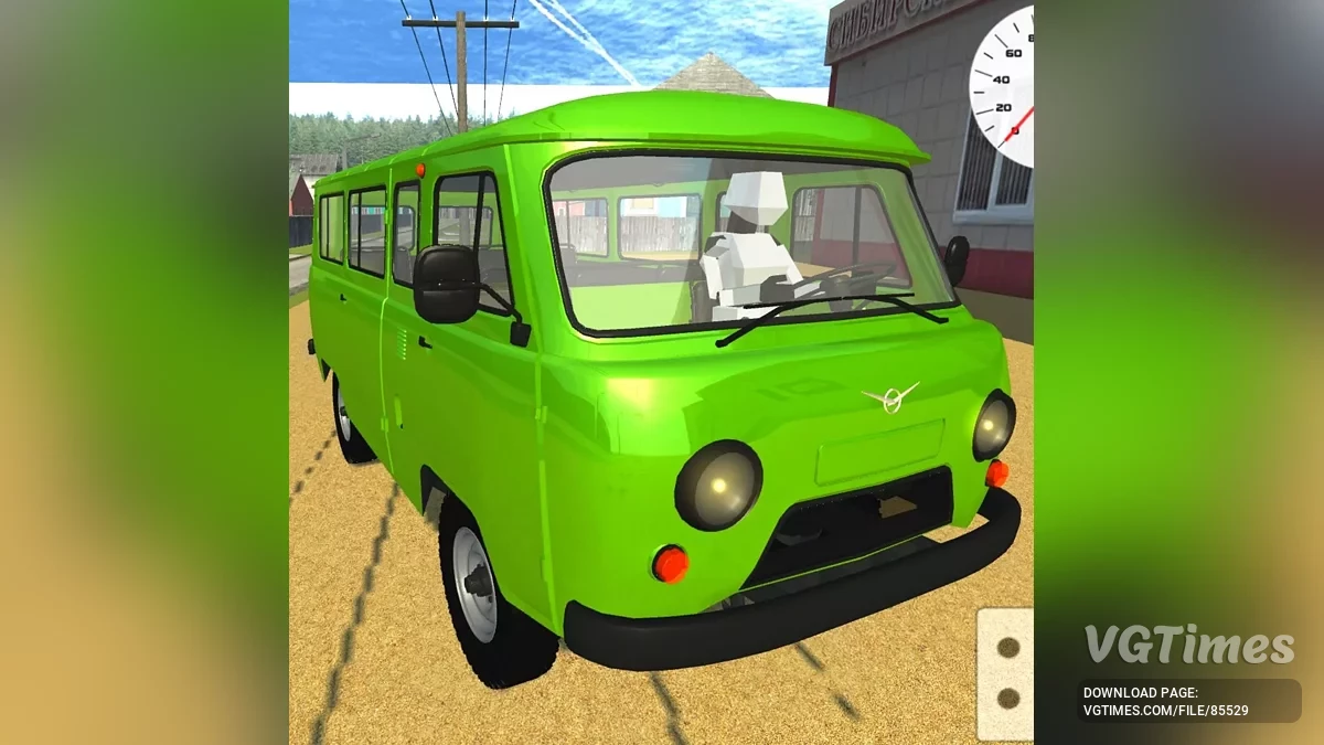 Simple Car Crash Physics Sim — UAZ Buhanka