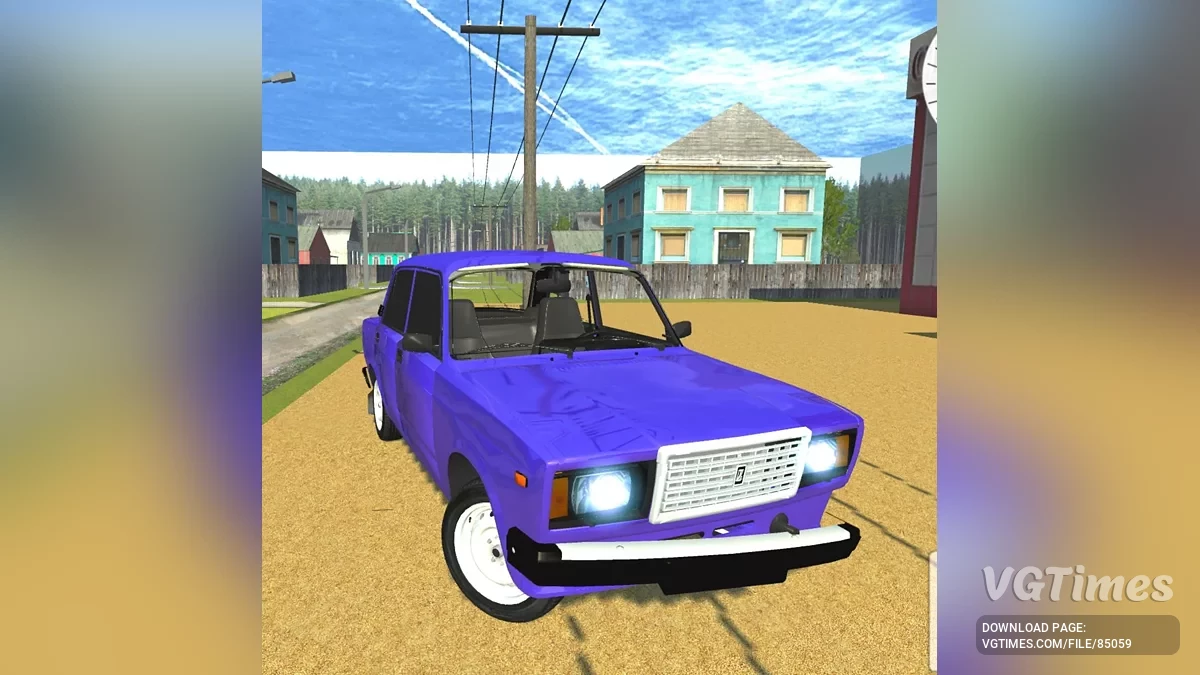 Simple Car Crash Physics Sim — ВАЗ 2107 битая