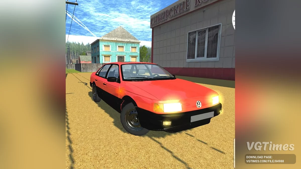Simple Car Crash Physics Sim — VW Passat B3