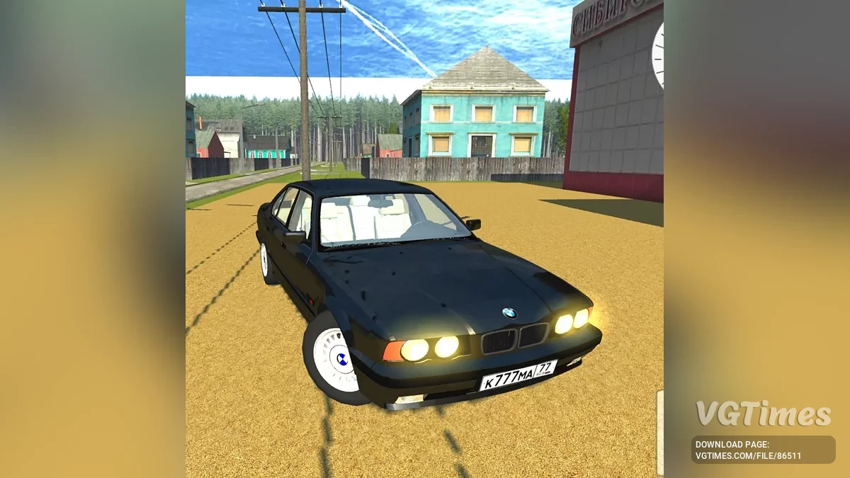 Simple Car Crash Physics Sim — BMW 325 E34