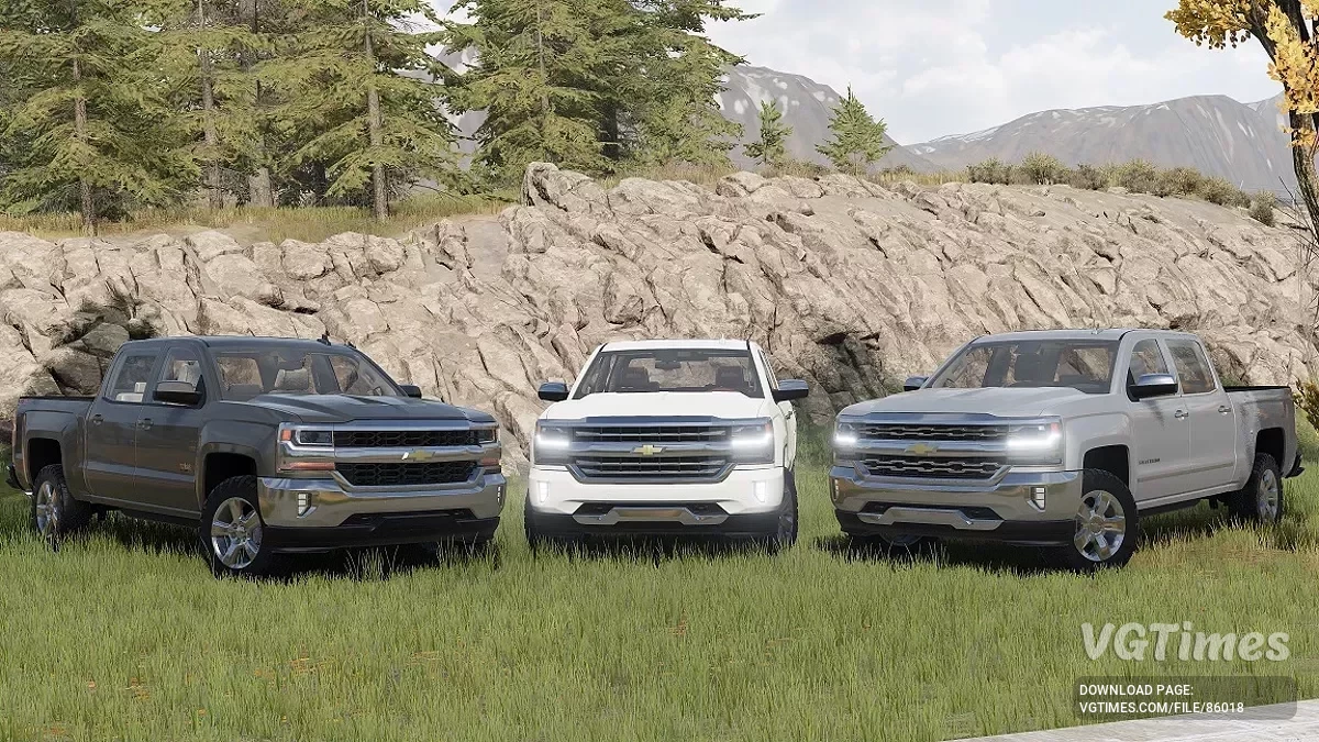 BeamNG.drive — Chevrolet Silverado 2016-18 v1.0 (0.36.x)