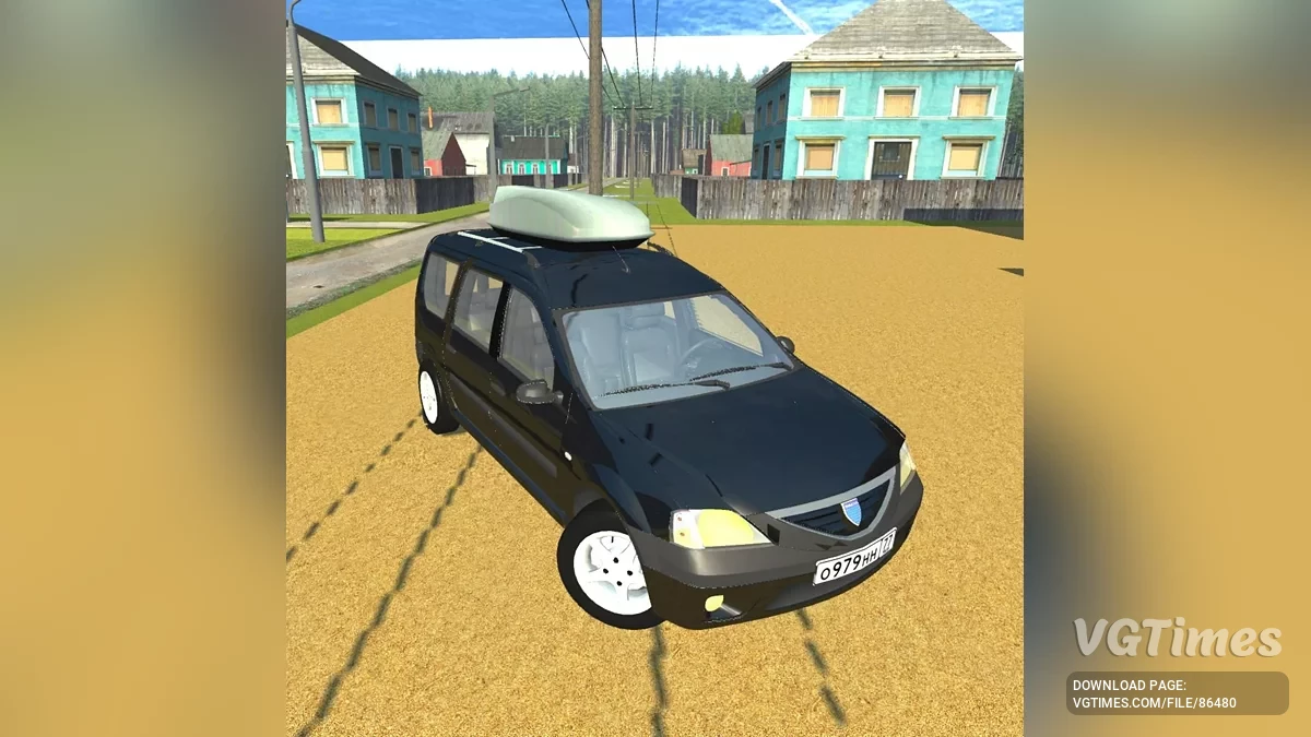 Simple Car Crash Physics Sim — Dacia Largus mcv