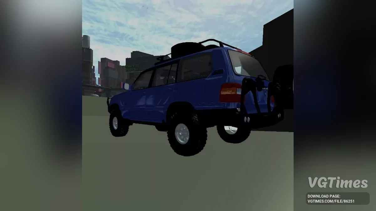 Simple Car Crash Physics Sim — Киберпанковый город